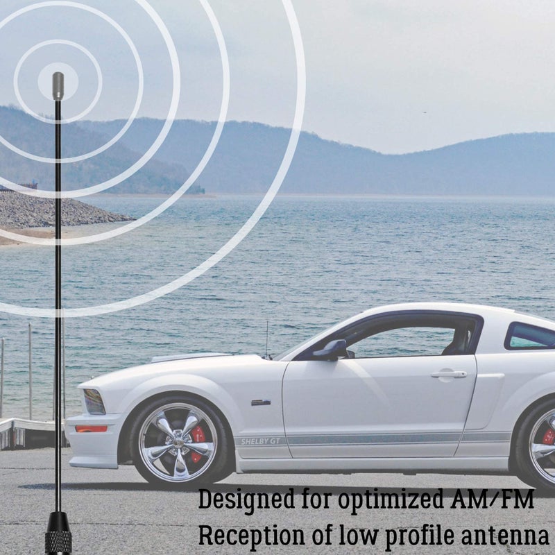 KSaAuto Short Antenna for Ford Mustang GT V6 1979-2009, 8 Inch Mustang Car Antenna Replacement Designed for Optimized AM FM Radio Reception - Image 5